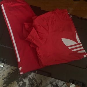 Nike outfit and adidas outfit